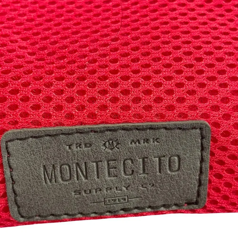 Montecito Service Dog Jacket Vest Size Large Red High Visibility Adjustable VTG